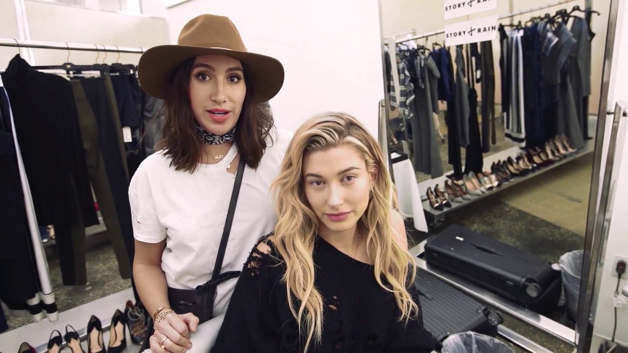 EXCLUSIVE: Hailey Baldwin & Jen Atkin - Effortless Cool Girl Waves - Story + Rain
