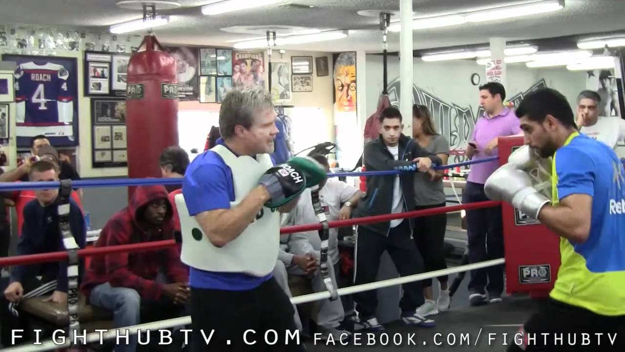 Amir Khan vs. Lamont Peterson: Khan Media Day-Wild Card Gym