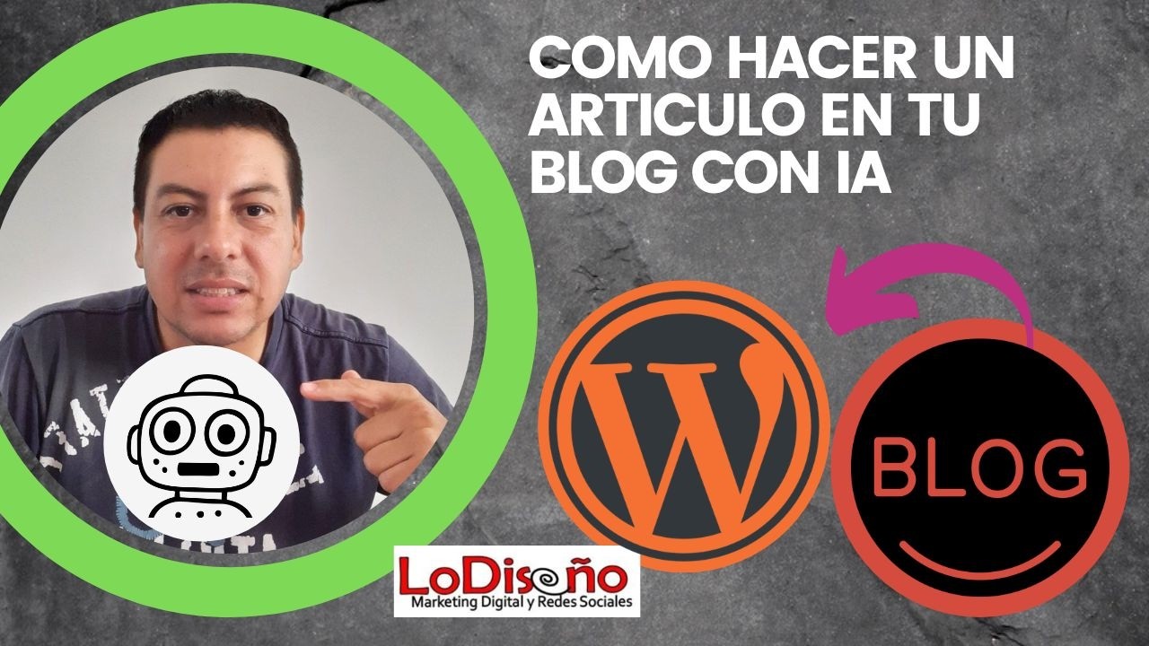 Redacta Artículos para tu Blog con IA Gratis | Prompt Profesional Incluido