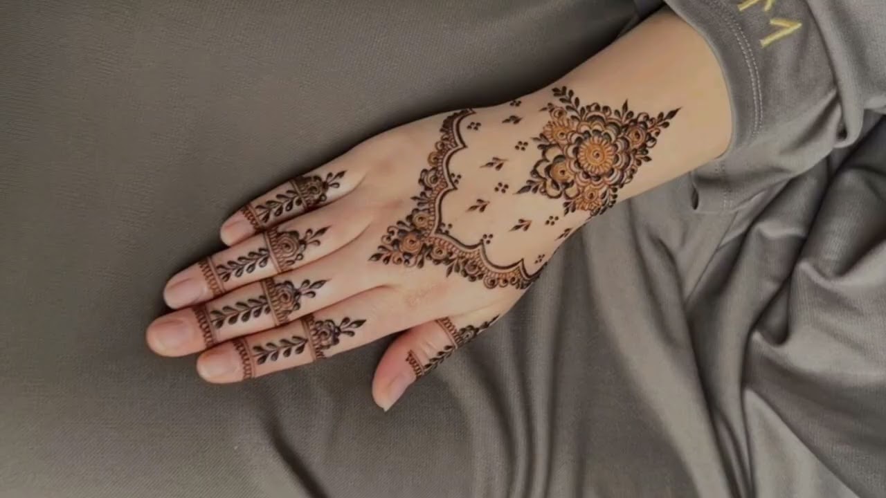 New Easy  bridal fronthand mehndi design | Simple mehndi design | mehndi designs | mehndi