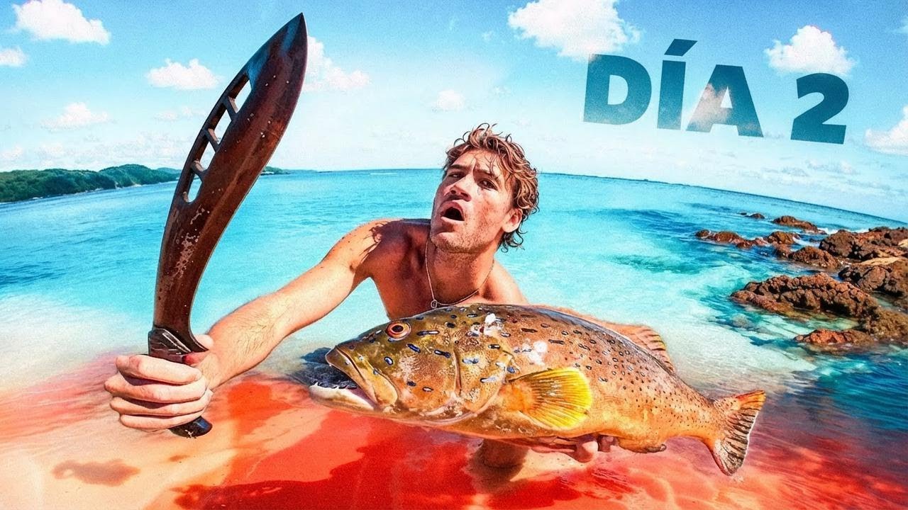 Sobreviviendo solo en una isla peligrosa: lo que pesco, ¡me lo cocino!