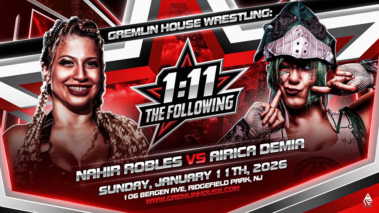 FULL MATCH: Nahir Robles vs Airica Demia #gremlinhouse #professionalwrestling #gremlinhousewrestling
