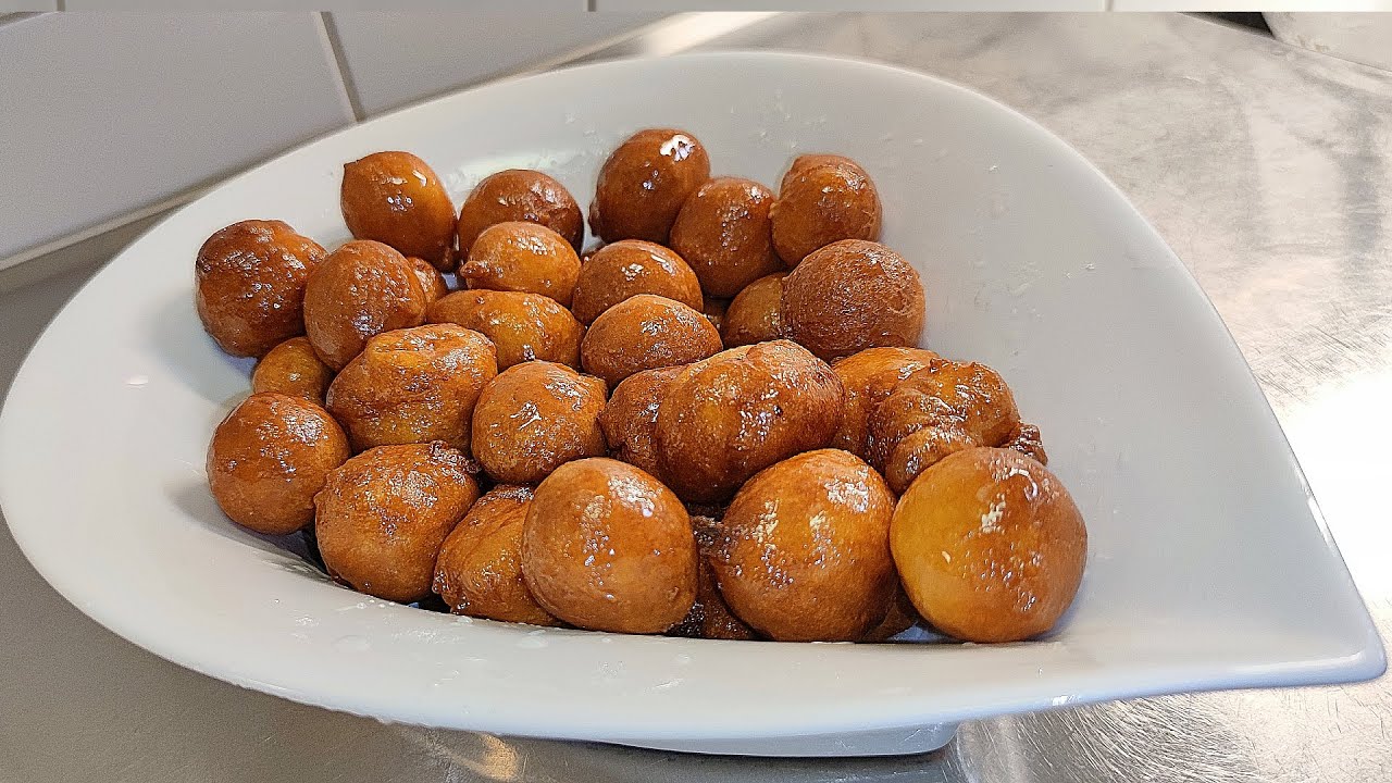 Sweet Ball [ How To Make Famous Arabian Dessert Lukaimat ]
