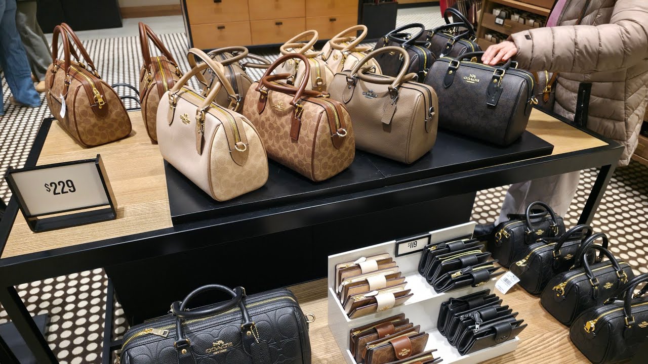 COACH OUTLET~ UP TO 70% OFF~ LETS BROWSE~ BAGS~ WALLETS & MORE