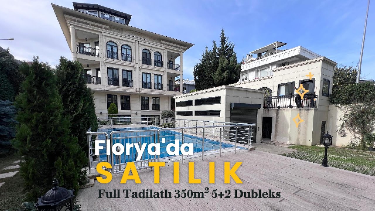 Laika Emlaktan Florya'da Full Tadilatlı Çift Girişli Boş 350m² 5+2 Dubleks