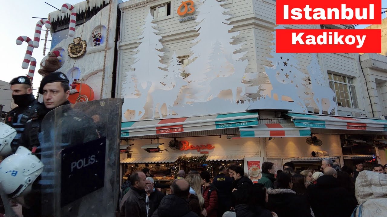ISTANBUL KADIKOY 2023 JANUARY 8 | Fenerbahçe VS Galatasaray | Walking tour 4k
