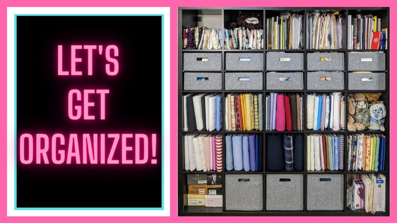 Reorganizing My Fabric Stash // The Big Reveal!
