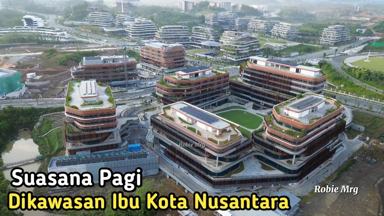 Melihat Suasana Pagi Dikawasan KIPP Ibu Kota Nusantara