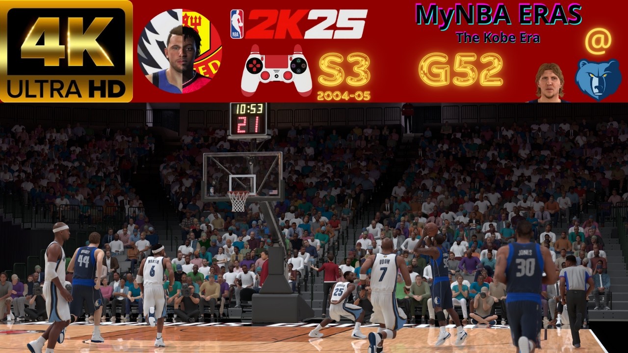 [NBA2K25][HoF]第三季五十二場 @灰熊[一鏡到底][曼巴紀元]