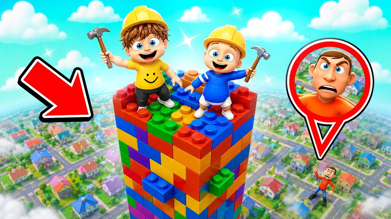 Building WORLDS TALLEST SKYSCRAPER To Prank Daddy...