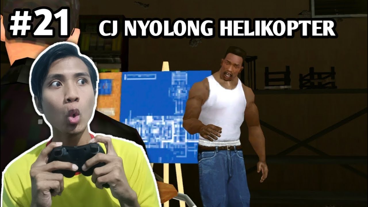 CJ NYOLONG HELIKOPTER ❗GTA SAN ANDREAS