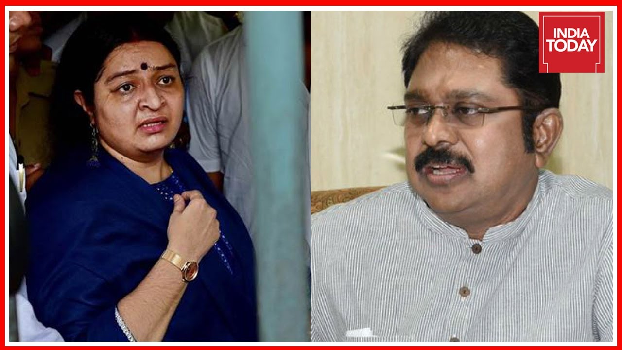 #JayaLegacyWar : Deepa Jayakumar's Supporters Burn TTV Dinakaran's Effigy