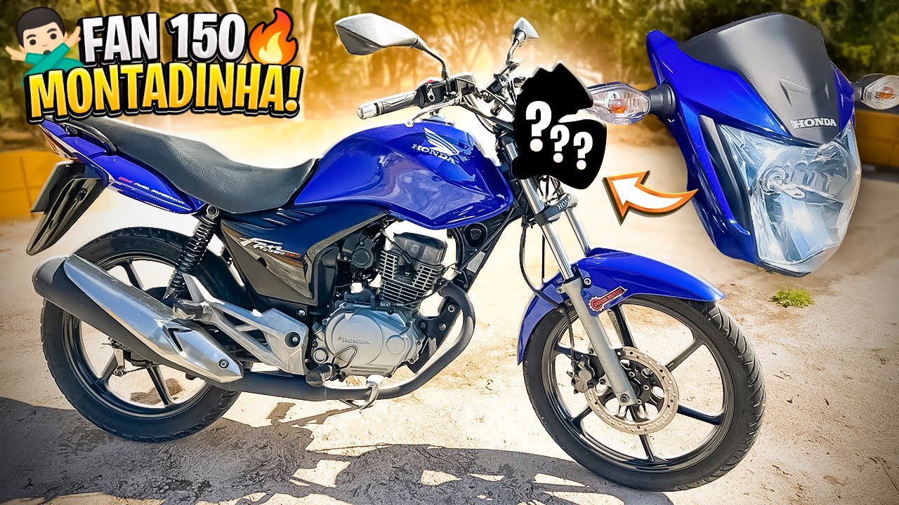 FRENTE DE CG 160 NA FAN 150 MIX - MONTADINHA PASSO A PASSO #1