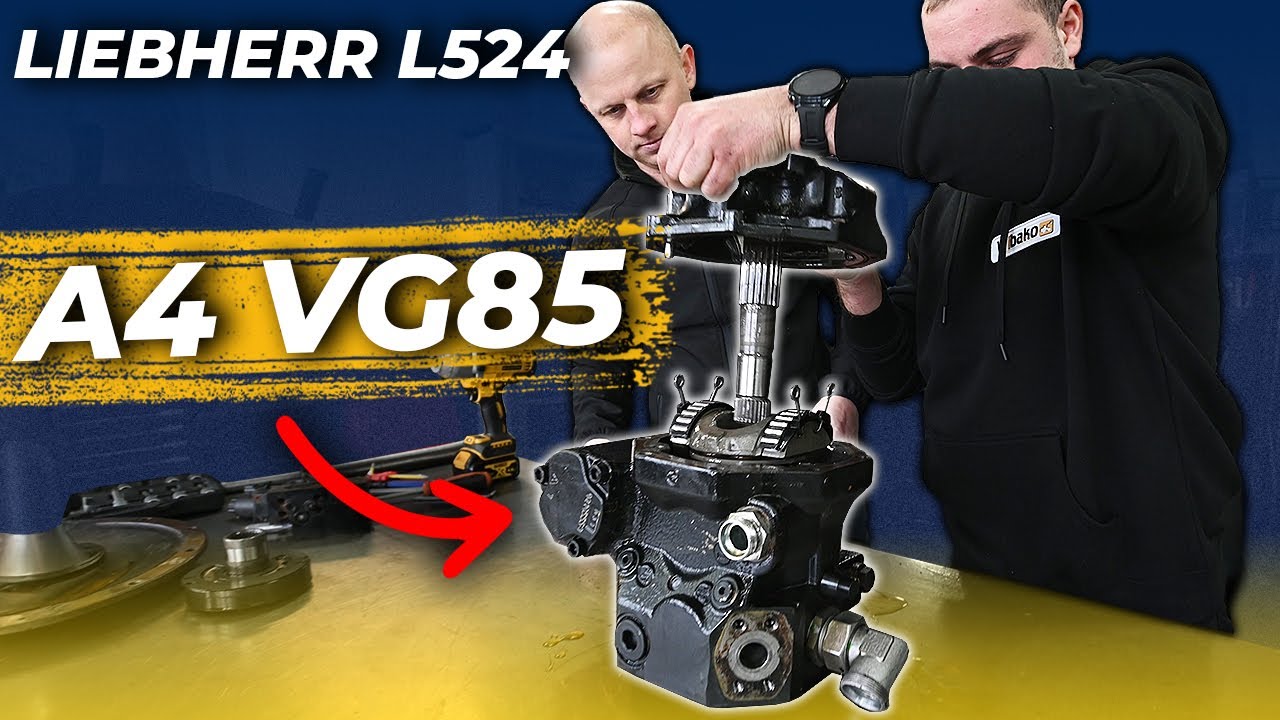 Ładowarka Słabo Jeździ? Oto Powód! - Naprawa Pompy Hydraulicznej A4VG 85