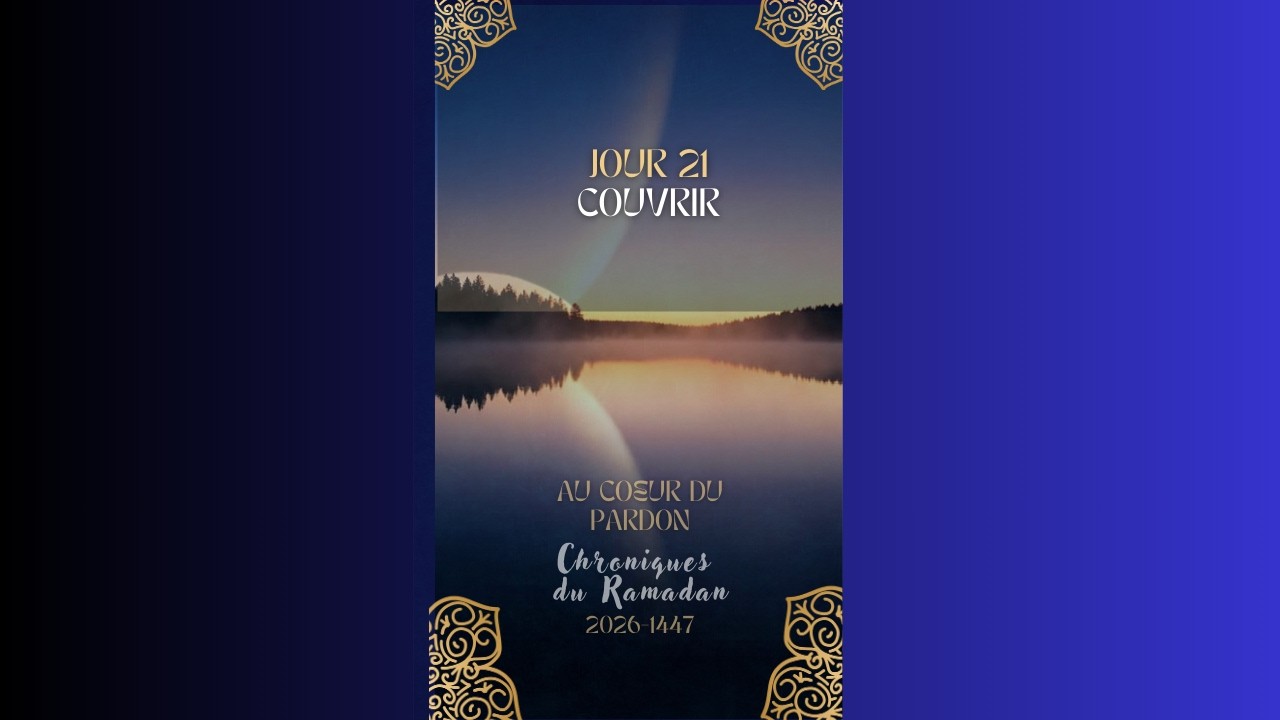 JOUR 21 Couvrir - Chroniques du Ramadan 2026-1447 Au coeur du pardon