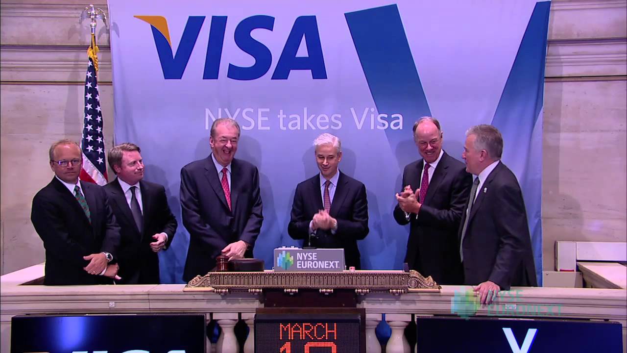 Visa Celebrates Five Years of Trading on the NYSE