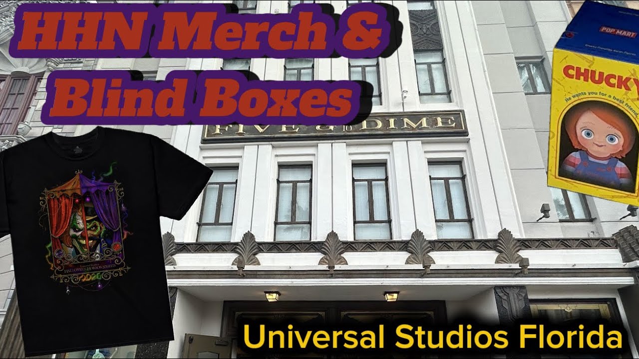 Have YOU Seen the NEW HHN35 Merch And Blind Boxes at Universal Orlando?