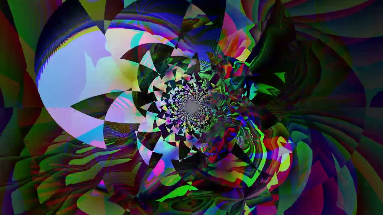 Abstract video synthesis loop 4K 60fps 180secs uQqy 034