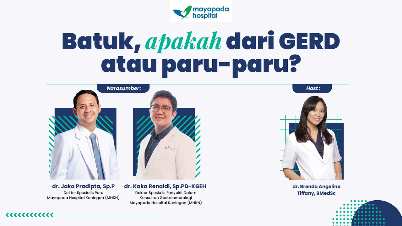 Batuk, Apakah dari GERD atau Paru-paru?