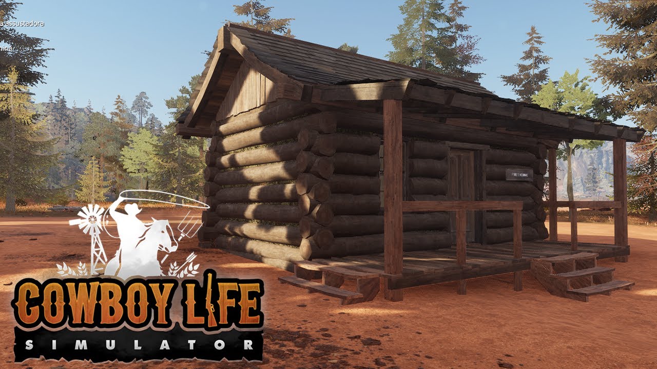 CONSTRUINDO MINHA CASINHA NO VELHO OESTE! - Cowboy Life Simulator