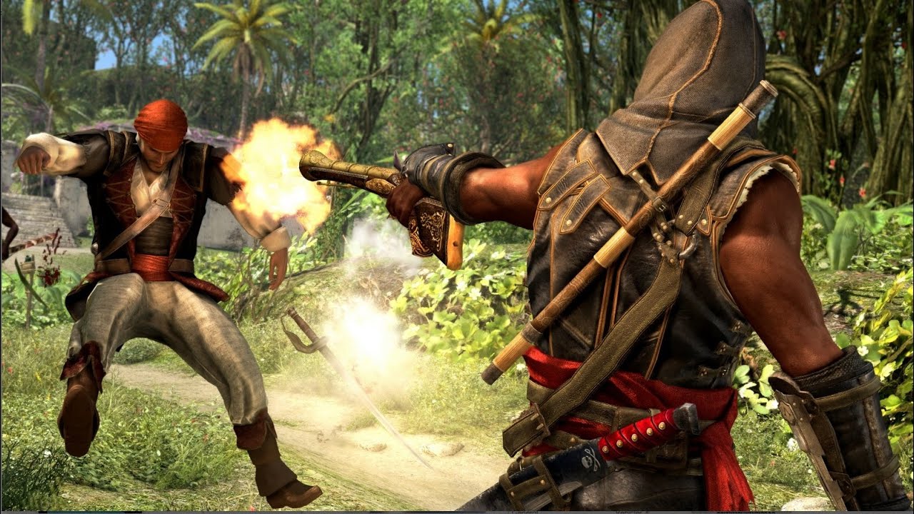 Assassin's Creed Freedom Cry Shotgun Kills & Free roam