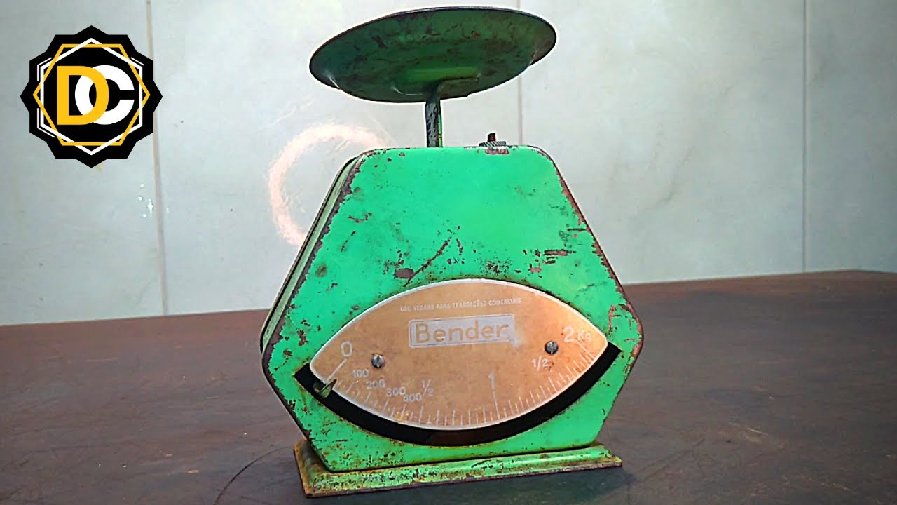 Rusted Antique Kitchen Scale - Restoration | Workshop DC