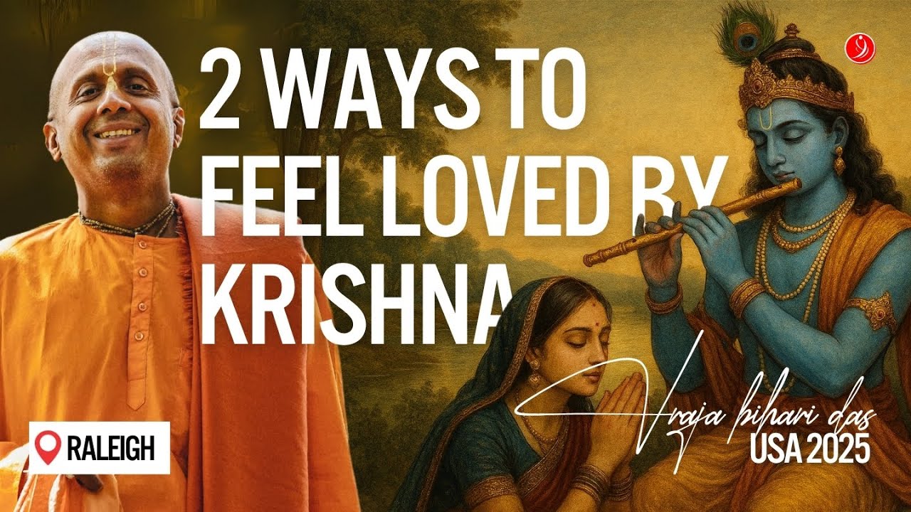 2 Ways to Feel Loved by Krishna | Raleigh - USATalks 2025 | Vraja Bihari Das