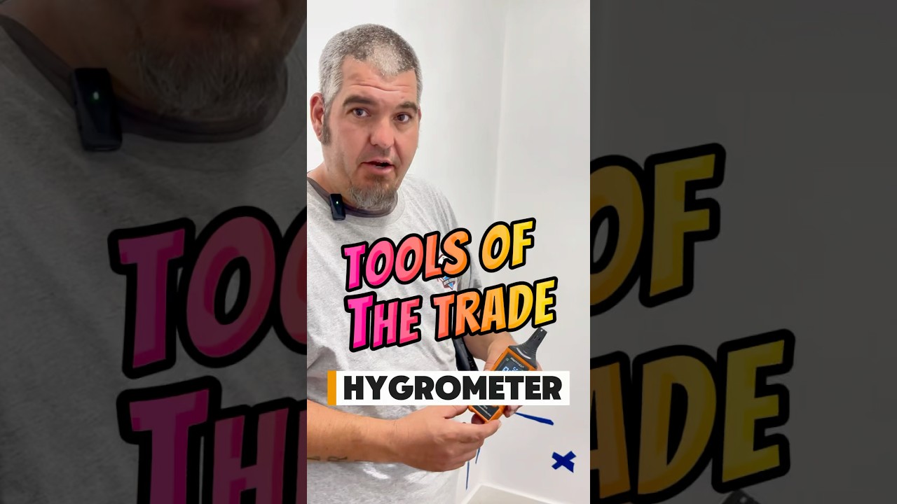 Hygrometer and Infrared To Fix Water Damage #waterdamage #homerepair #watermitigation