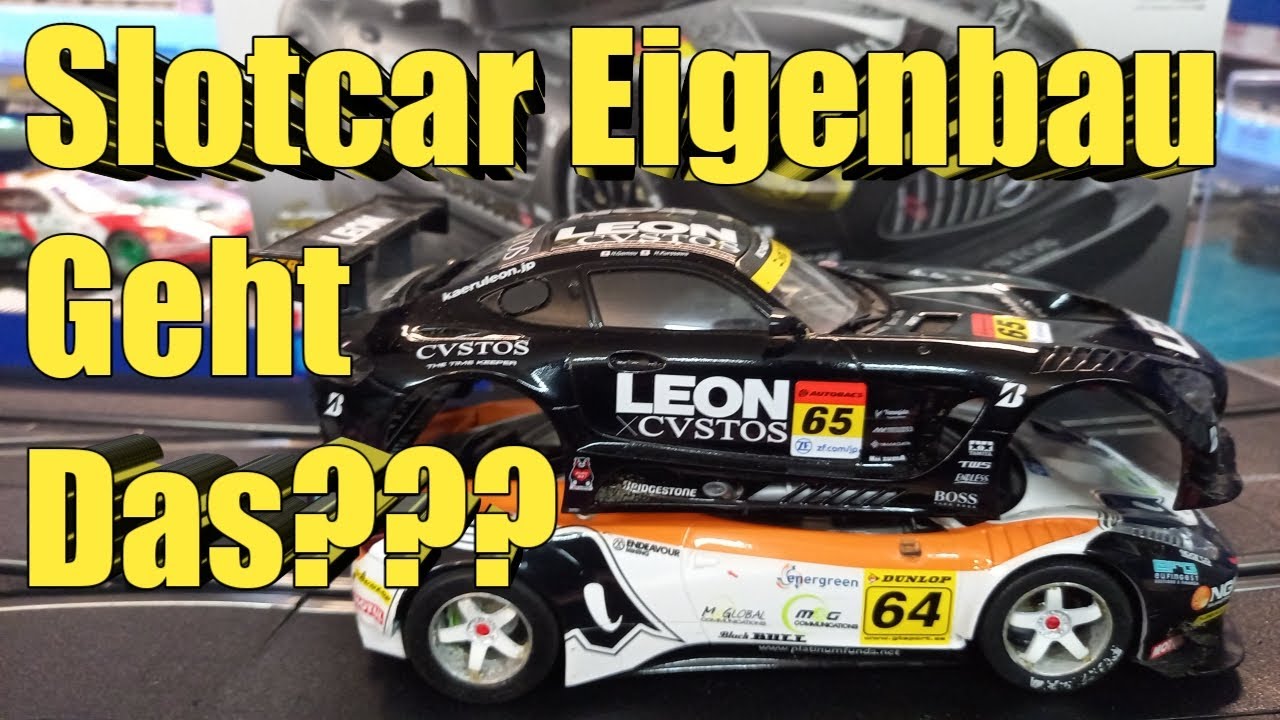 Carrera digital 124 Fahrwerke mit Eigenbau-Karosserien Tutorial