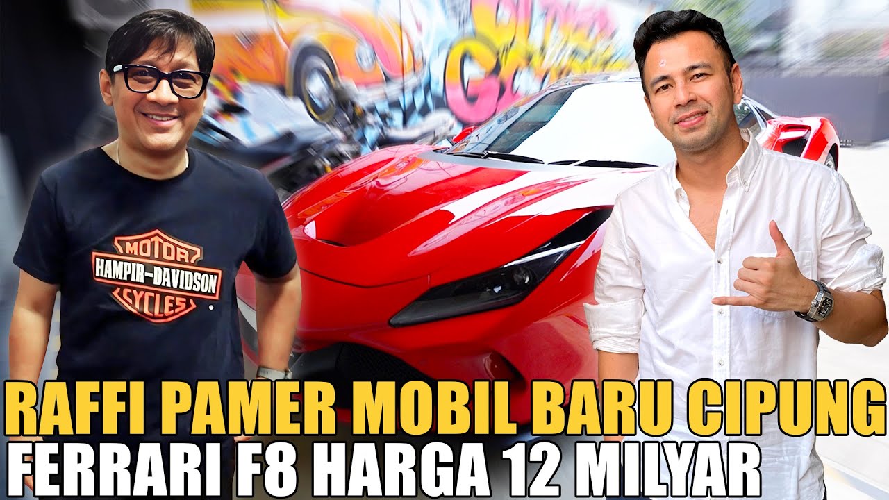 RAFFI AHMAD PAMER FERRARI PUNYA CIPUNG DI PAPALOVA.. HARGA 12 MILYAR