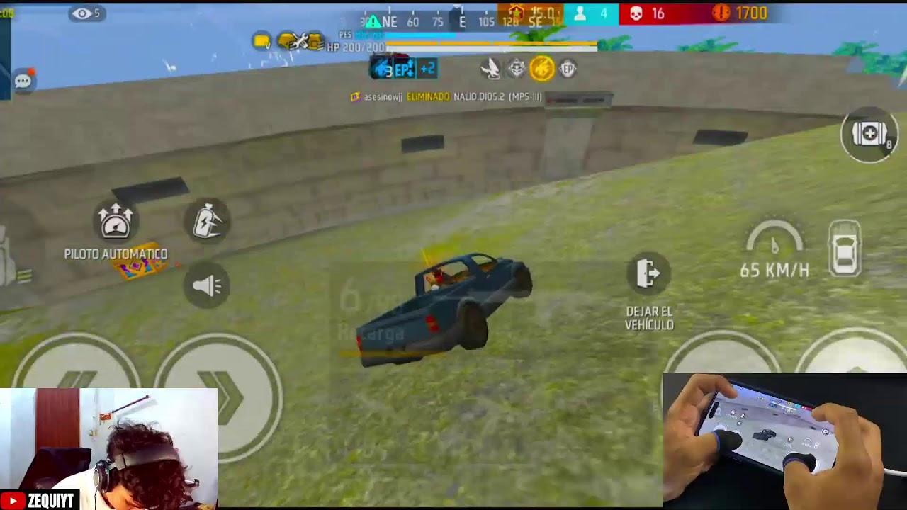 USANDO IPHONE 15 PRO MAX A 4 DEDOS BR CLASIFICATORIA! FREEIFIRE