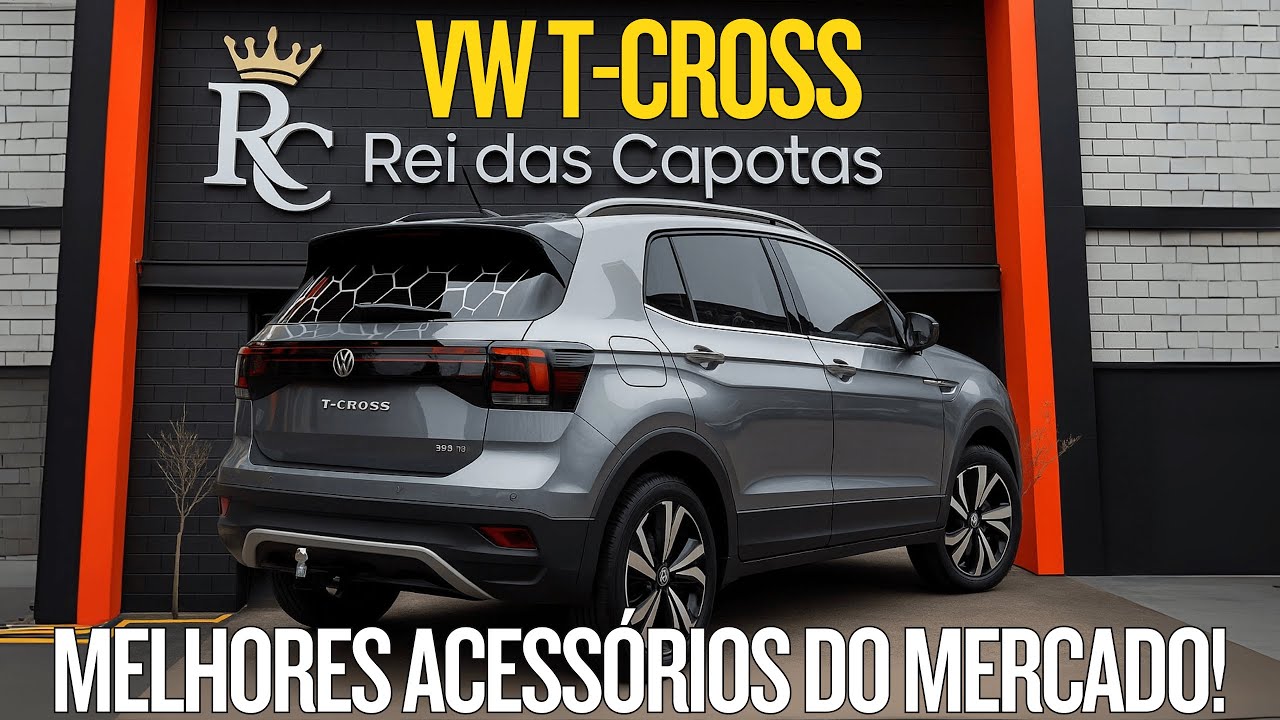 VW T-CROSS 2025 2026 Instalamos Rodas no Aro 17 Lanterna Led Porta Malas Engate Keko e Longarinas