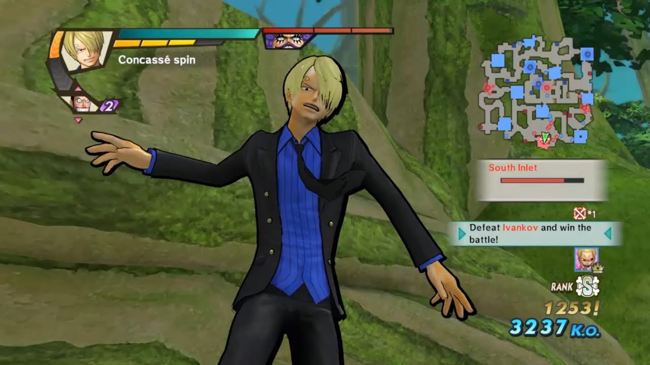 One Piece Pirate Warriors 3 Sanji Pre Time Skip Level 100 Gameplay