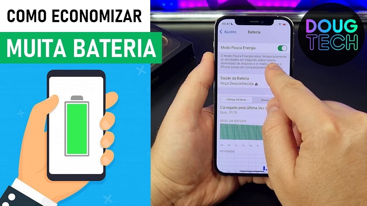 Como Aumentar a DURA&Ccedil;&Atilde;O da BATERIA no iPhone