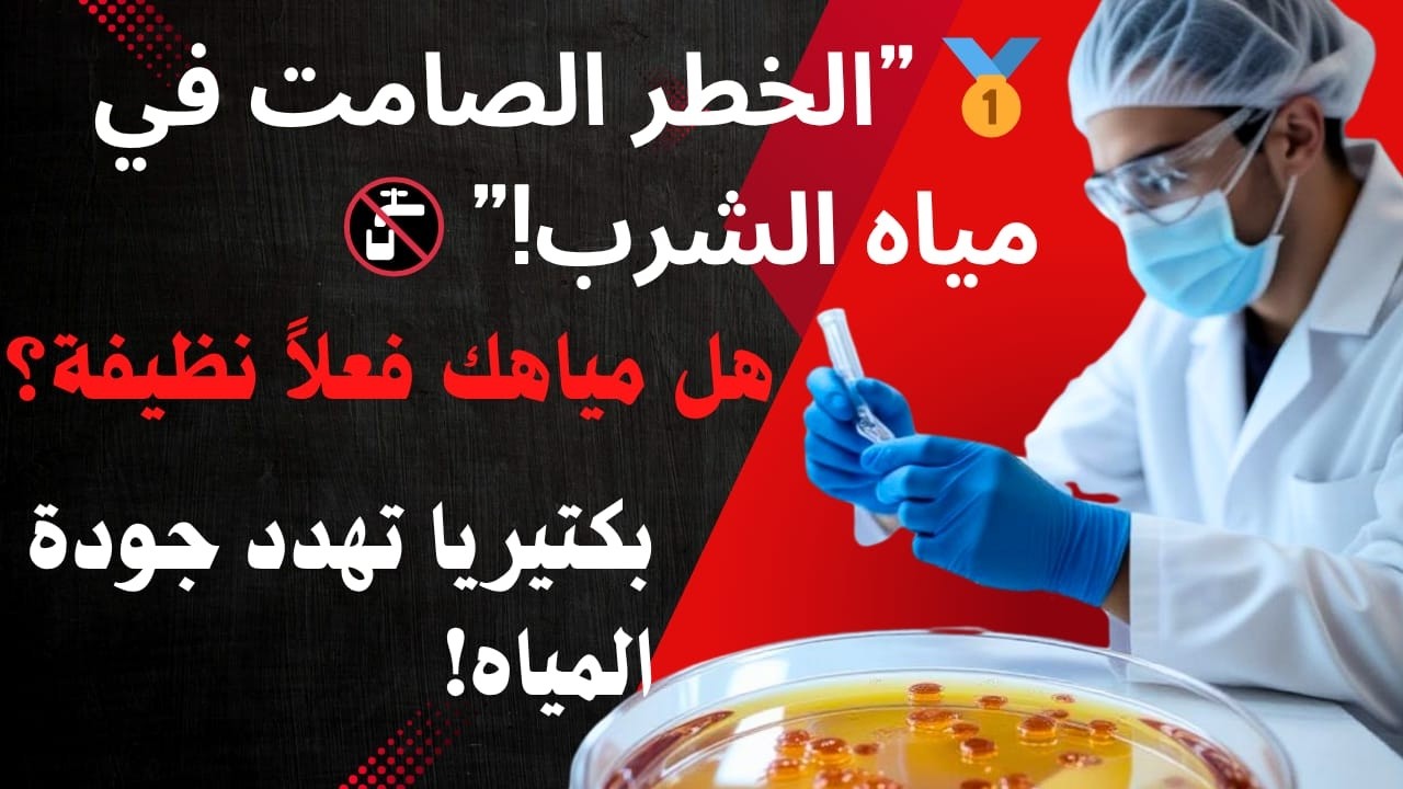 🚨 بكتيريا HPC في مياه الشرب! الخطر الصامت داخل وحدات المعالجة