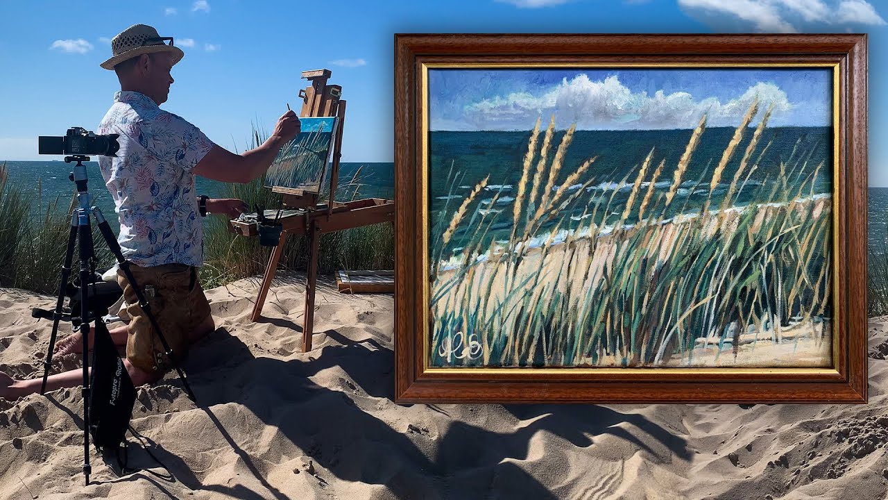 Strandhafer - Malen in den Dünen