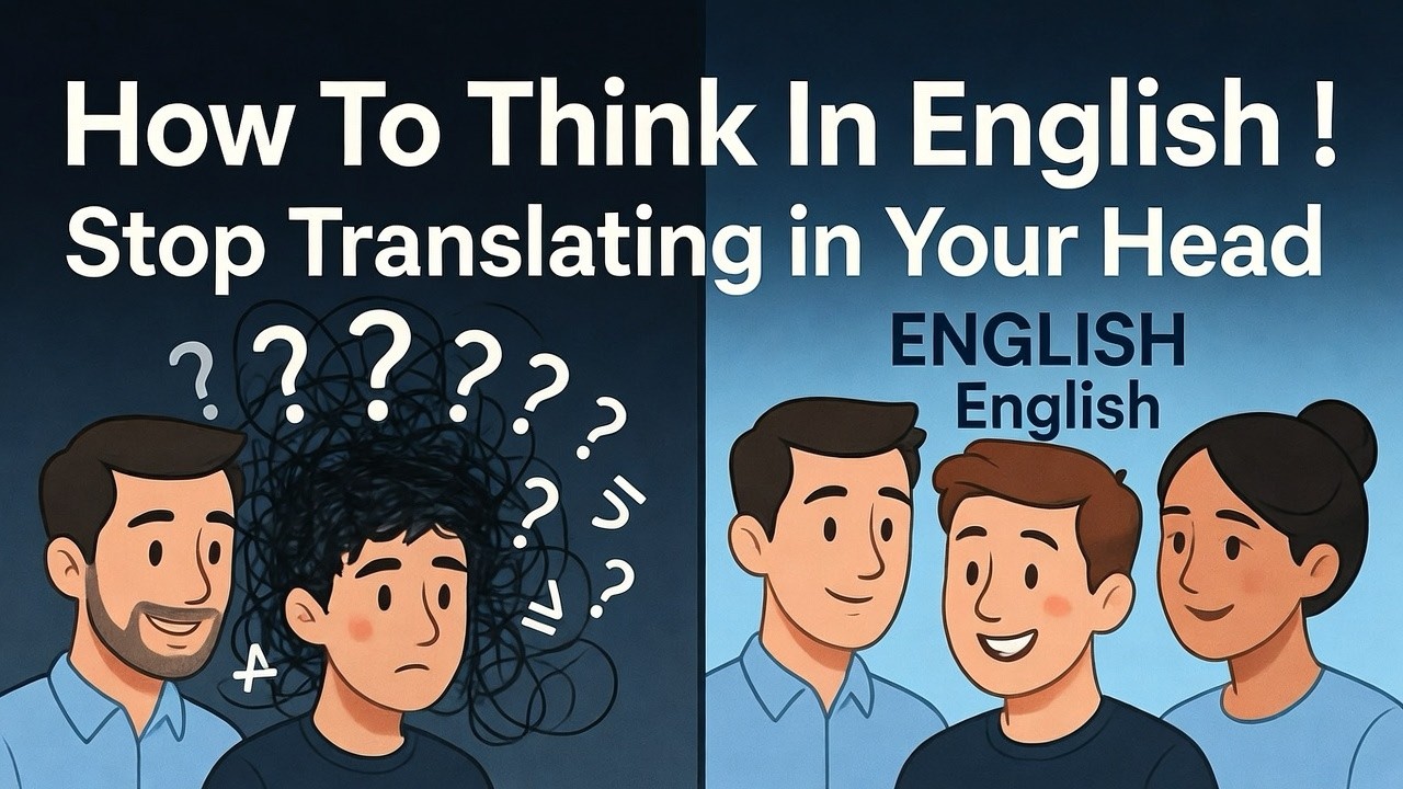 How to Think in English Without Translating  Speak Fluently & Confidently