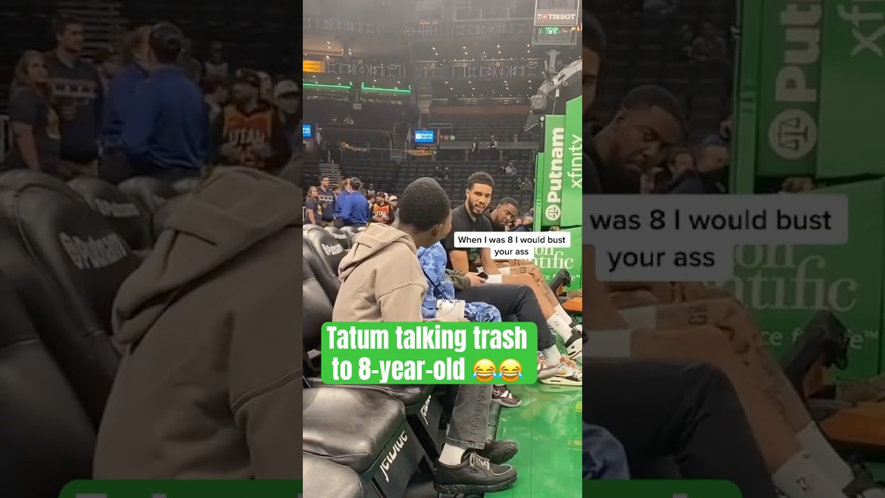 Tatum got beef with this 8-year-old 🤣 (via richielemay/IG)