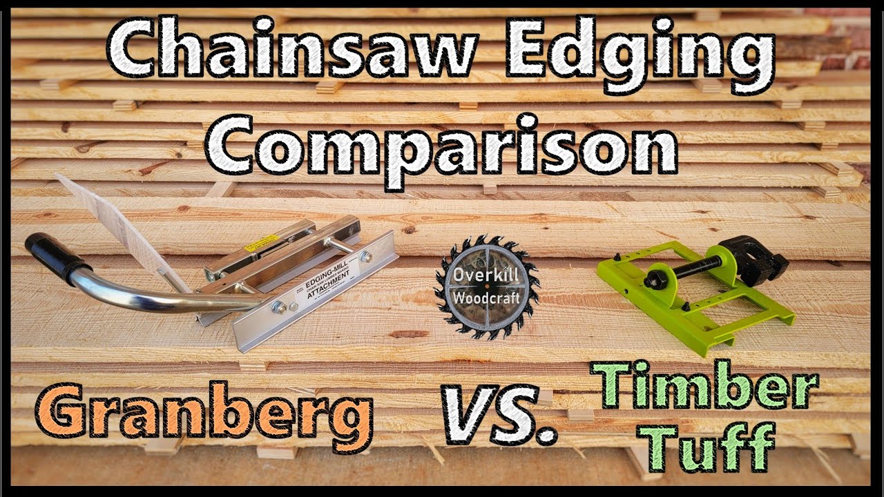 Chainsaw Mill Edge Guide Comparison - Granberg vs. Timber Tuff