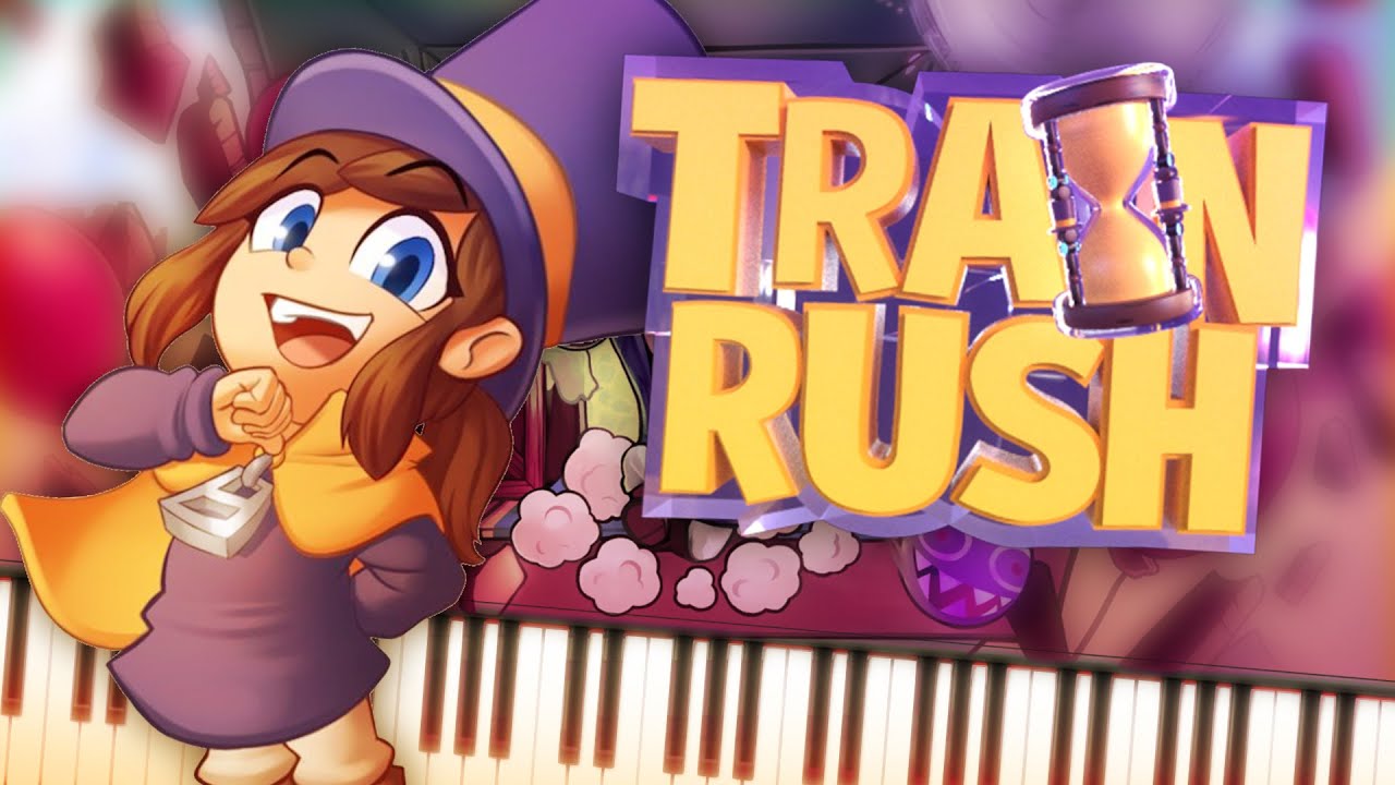 Synthesia [Piano Tutorial] A Hat in Time - Train Rush