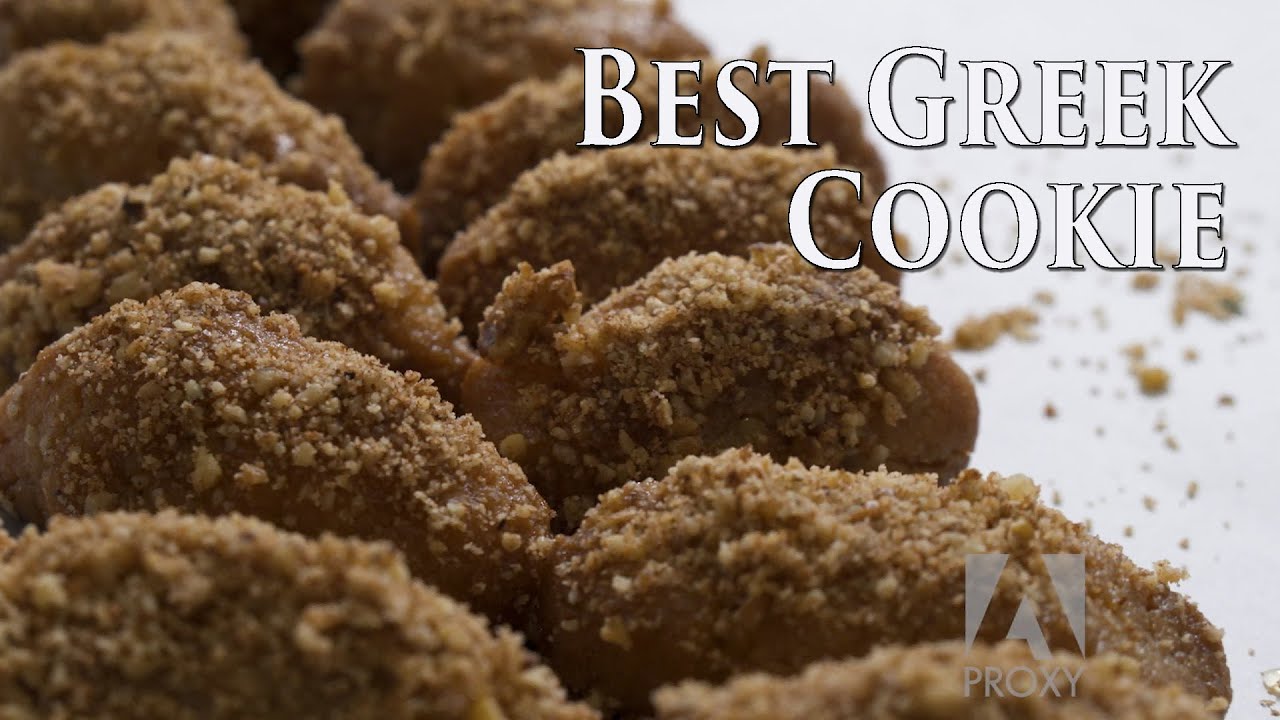 You Never Had THIS Greek Cookie Melomakarona  Feat. MOM Gluten Free or Not!
