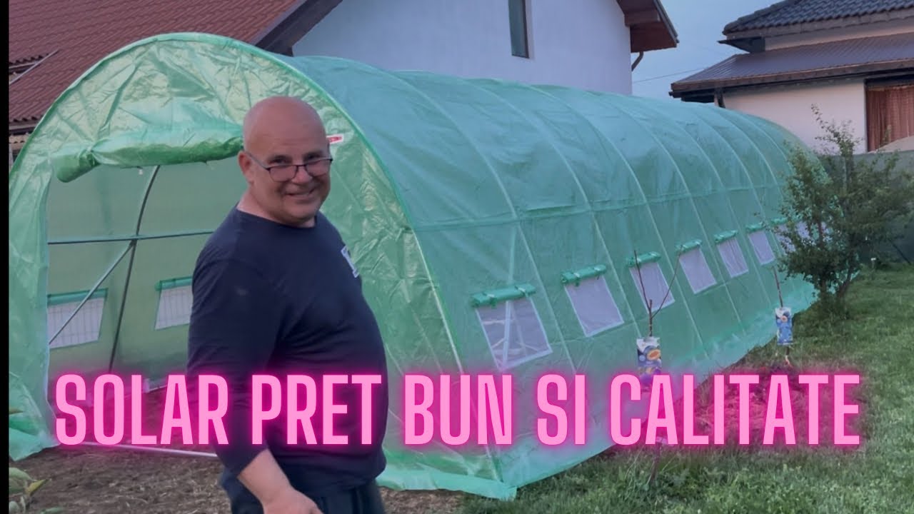 Vezi cum am montat un solar lângă vie rapid și ușor!