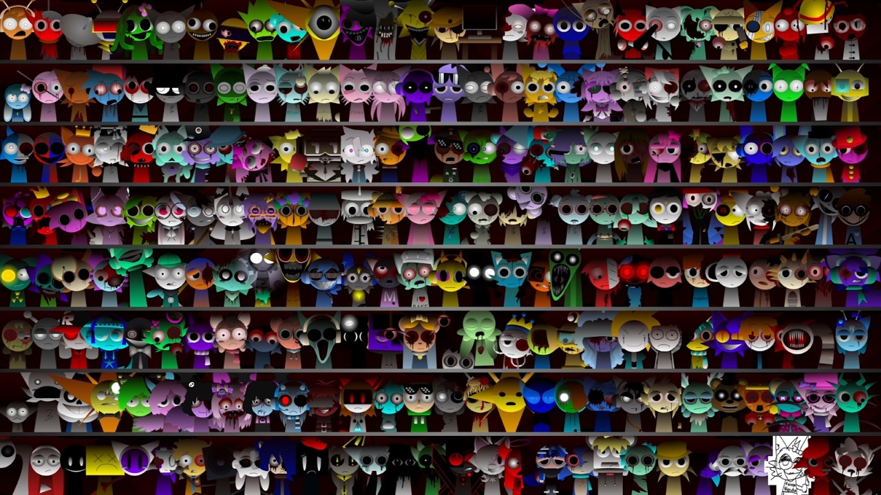 Sprunki - SPRUNKCOOL 225 Characters  Horror Major-Update - with All Characters