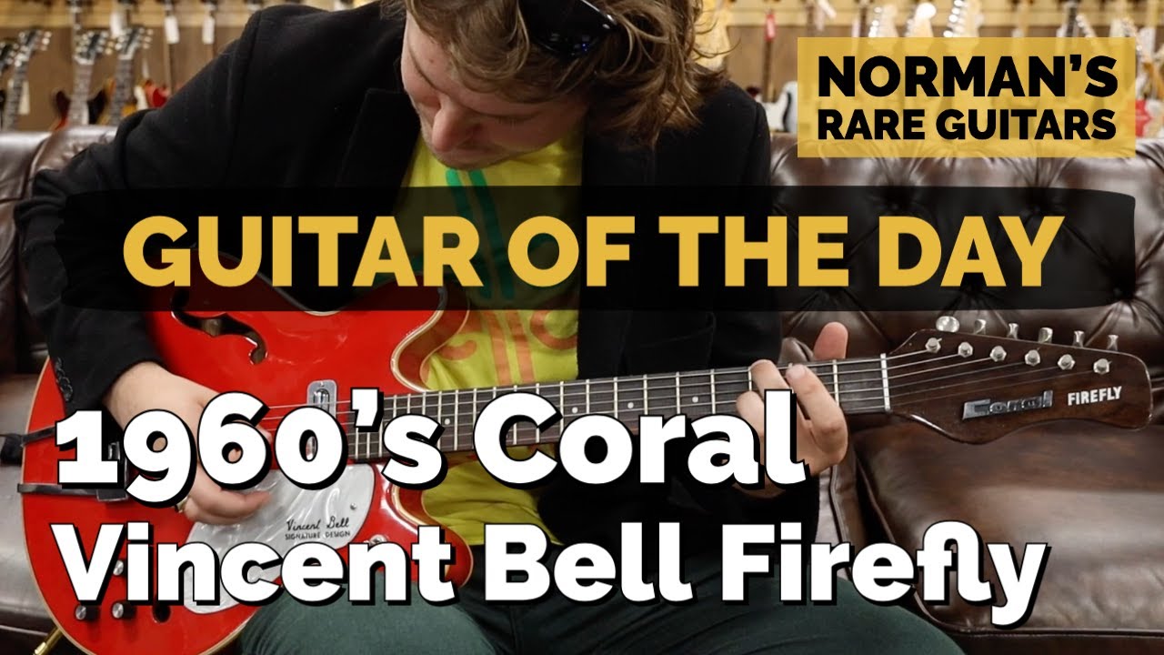 Guitar of the Day: 1960's Coral Vincent Bell Firefly | Norman's Rare Guitars