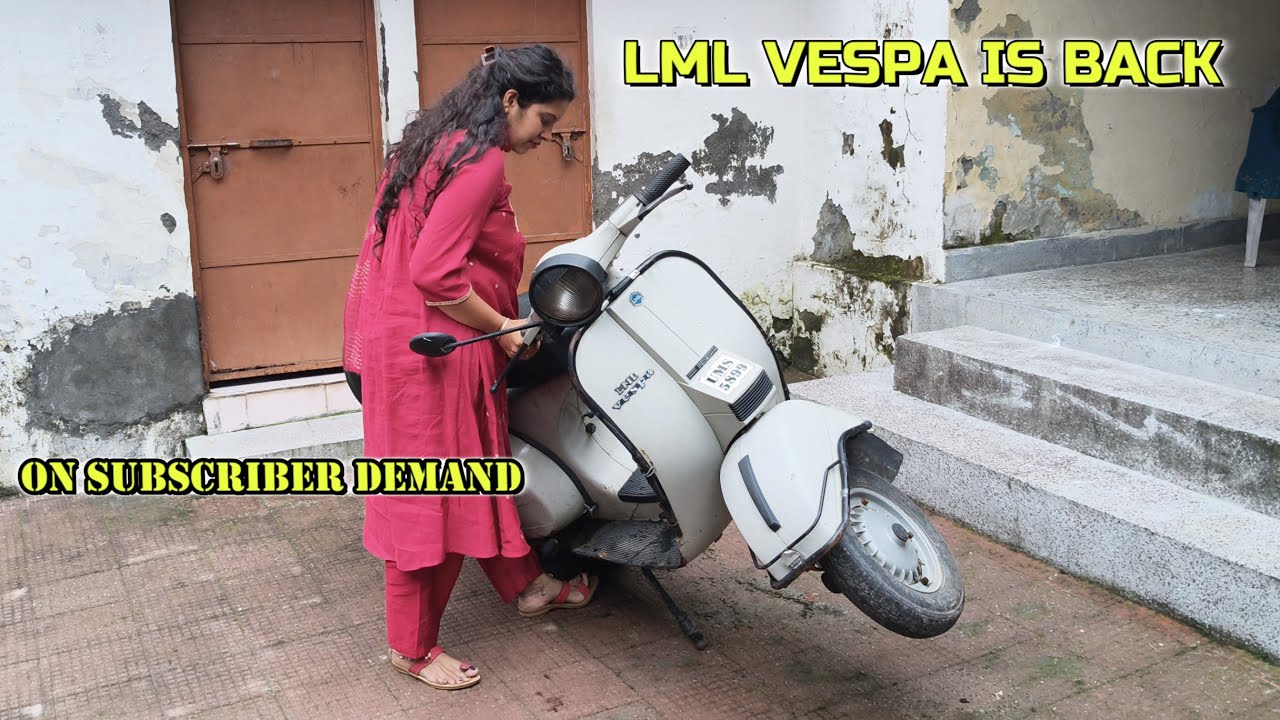 Girl Tries to Kickstart LML Vespa After 9 Months | Vintage Scooter Struggle #ScooterStruggle