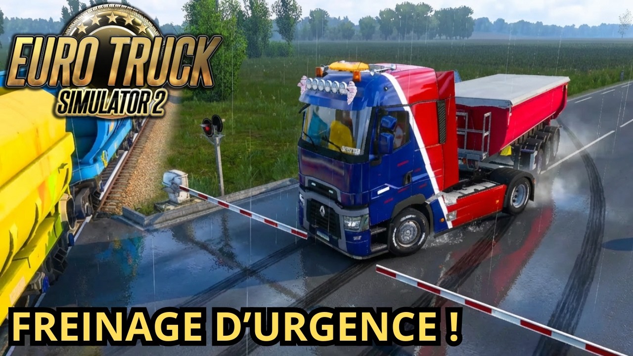 Pluie PIÉGEUSE sur la Nationale en France | ETS2
