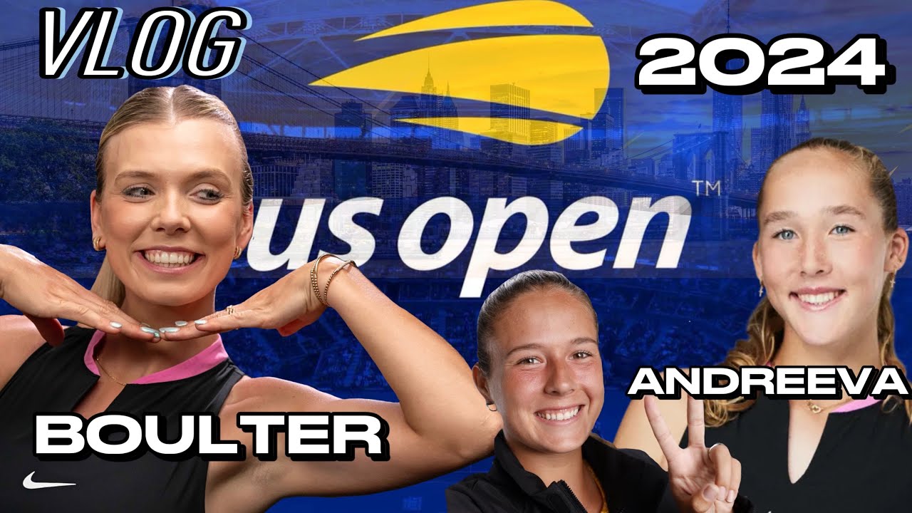 US OPEN 2024 Behind close doors. BOULTER, ANDREEVA, LYS interview. TENNIS PLAYERS PARTYING. GIVEAWAY