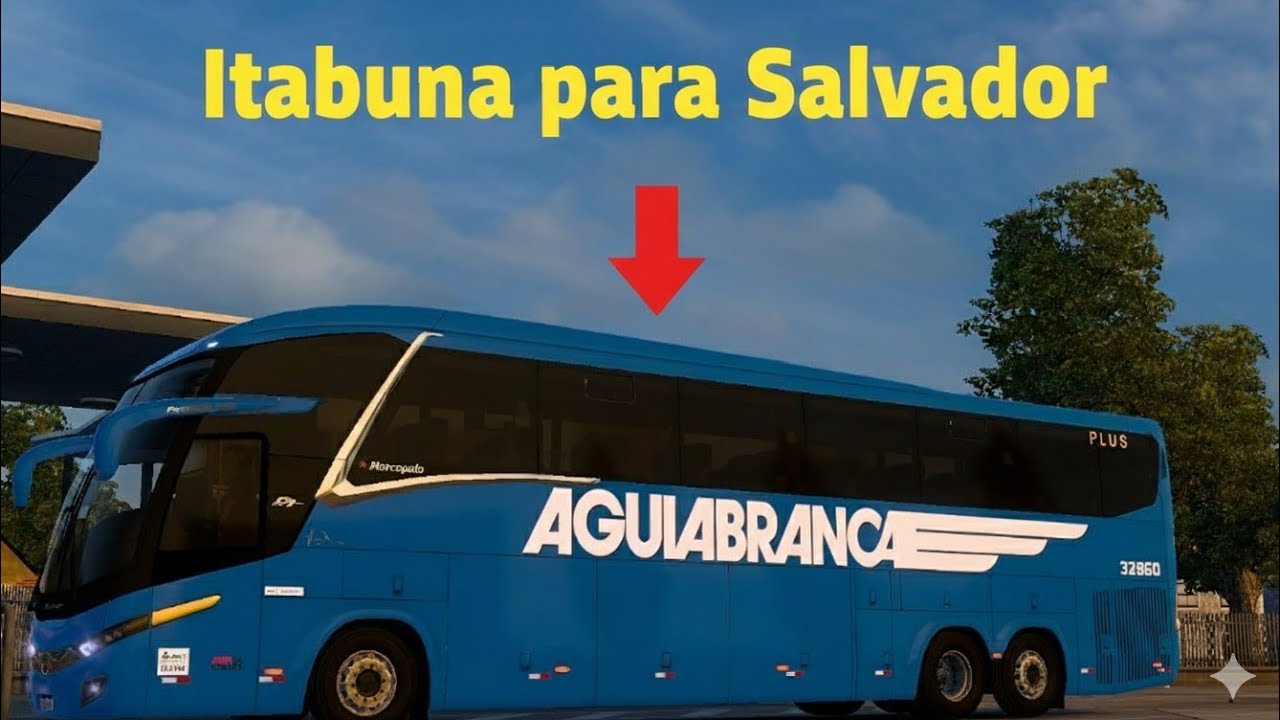 [ETS2] SAIMOS DE ITABUNA PARA SALVADOR,COM O NEW G7 DA AGUIA BRANCA. 
