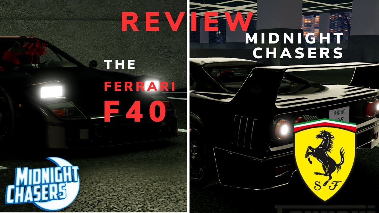 THE FERRARI F40 REVIEW ! | Midnight Chasers | MAXIMUM GRAPHICS