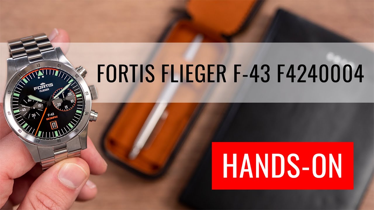 HANDS-ON: Fortis Flieger F-43 Bicompax Automatic Chronograph F4240004